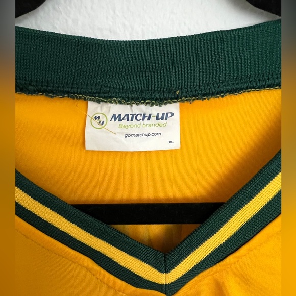 Oakland A’s Athletics Dave Stewart #34 Yellow Jersey Size XL Stadium Giveaway - Picture 3 of 8